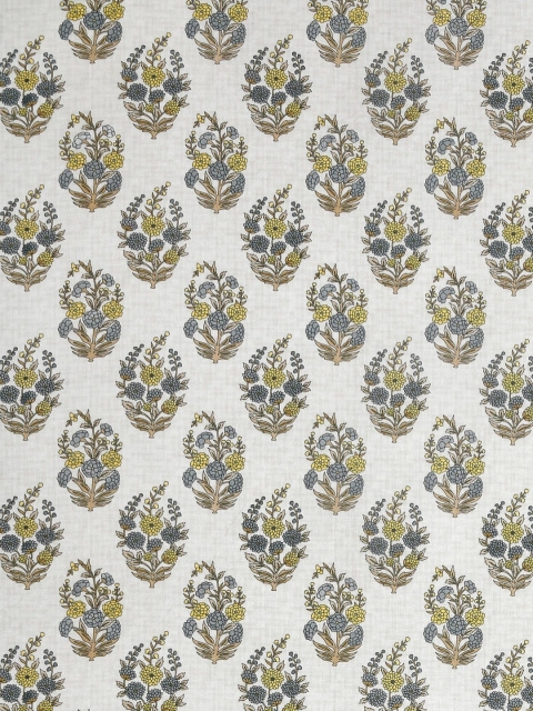 Salona Bichona Sea Green Floral Pure Cotton120 TC King Bedsheet with 2 Pillow Covers - Image 3