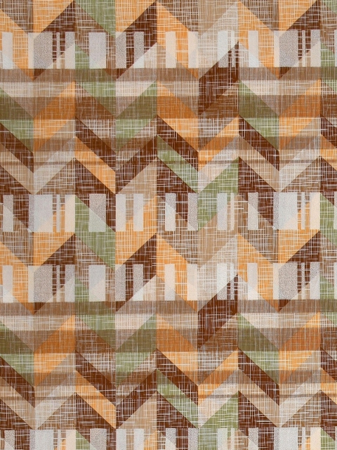 Salona Bichona Brown & White Striped Pure Cotton 120 TC King Bedsheet with 2 Pillow Covers - Image 3