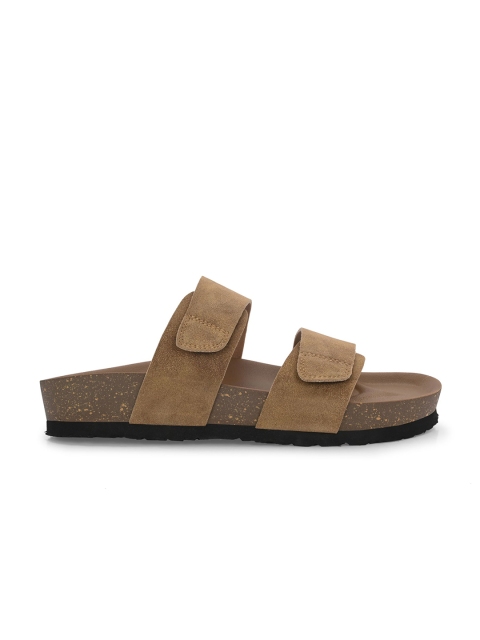 The Roadster Lifestyle Co. Men Tan Brown Comfort Sandals - Image 5