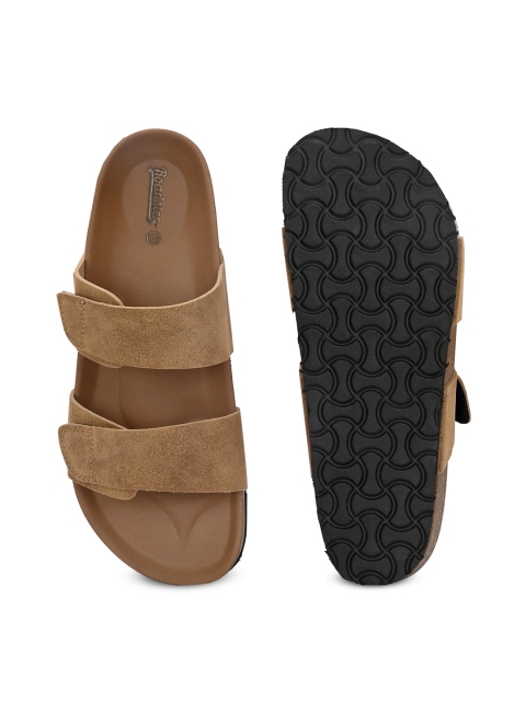 The Roadster Lifestyle Co. Men Tan Brown Comfort Sandals - Image 6