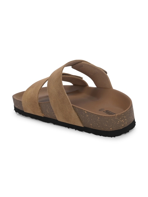 The Roadster Lifestyle Co. Men Tan Brown Comfort Sandals - Image 4