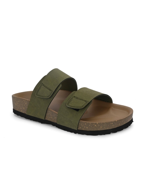 The Roadster Lifestyle Co. Men Olive Green Comfort Sandals - Image 2