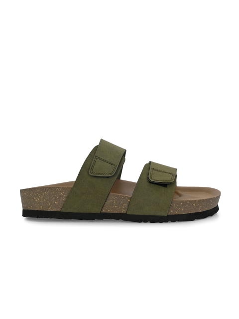 The Roadster Lifestyle Co. Men Olive Green Comfort Sandals - Image 5