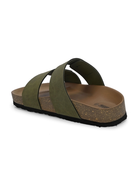 The Roadster Lifestyle Co. Men Olive Green Comfort Sandals - Image 4