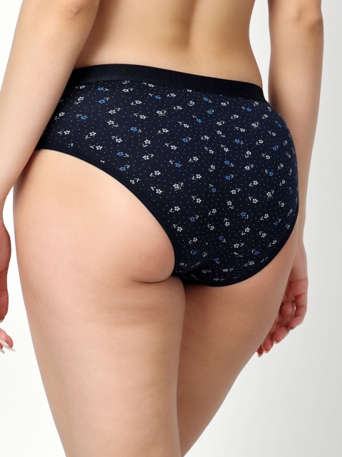 Floret Pack Of 3 Assorted Cotton Ribbed Briefs - Image 3