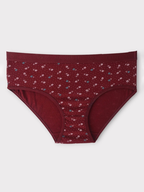 Floret Pack Of 3 Assorted Cotton Ribbed Briefs - Image 7