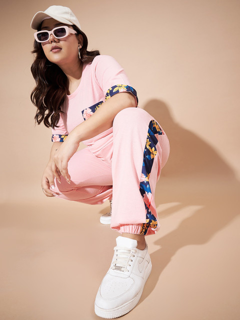 AUSTIVO Plus Size Round Neck Short Sleeves T-Shirt With Joggers - Image 6