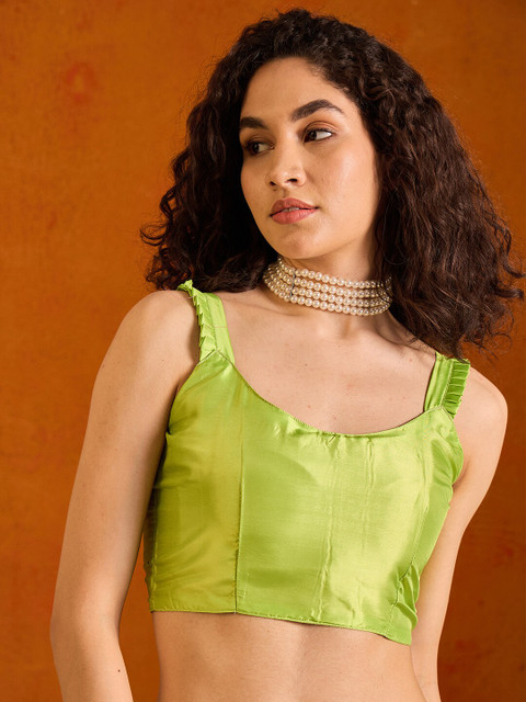 Saree mall Floral Poly Chiffon Gadwal Sarees - Image 7