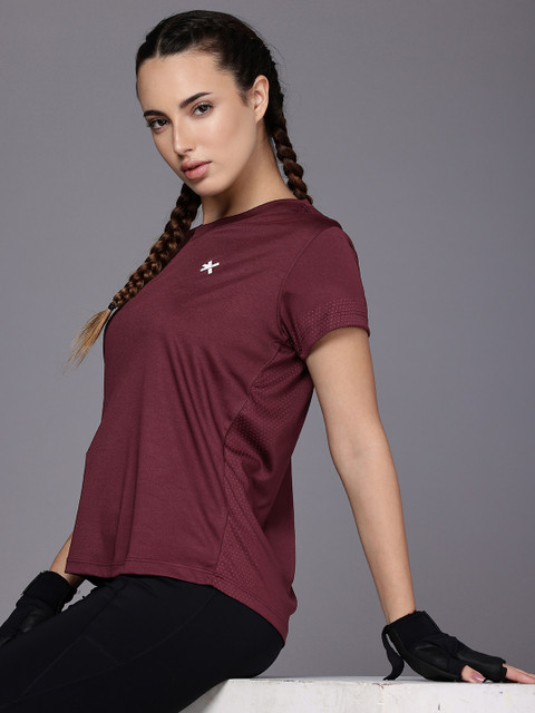 HRX by Hrithik Roshan Printed Antimicrobial Rapid-Dry Training T-shirt