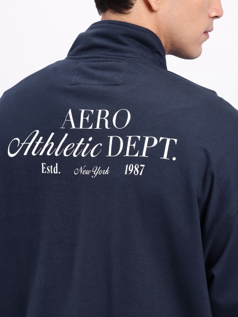 Aeropostale Printed Mock Collar Oversized Sweatshirt - Image 7