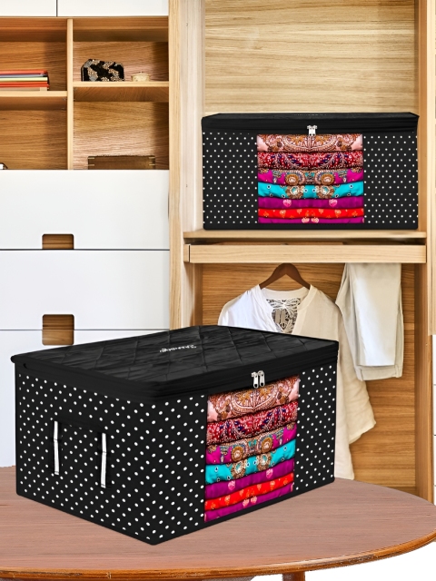 Kuber Industries Black 2 Pieces Regular Clothes Storage Bag Organisers - Image 6
