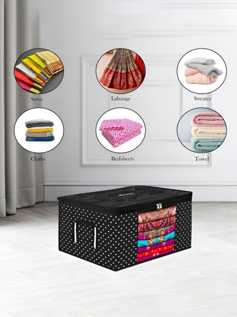 Kuber Industries Black 2 Pieces Regular Clothes Storage Bag Organisers - Image 3