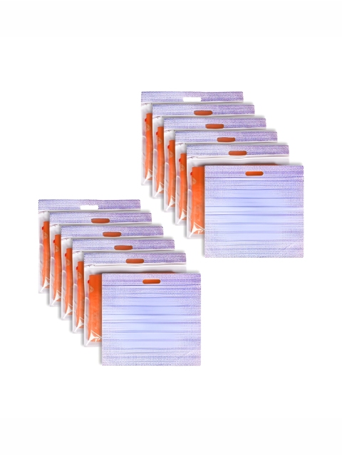 Kuber Industries Purple 12 Pieces Regular Cloth Organisers