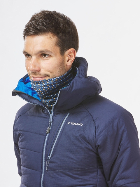 Simond By Decathlon Unisex Blue Printed Multifunctional Banadana Scarf - Image 6