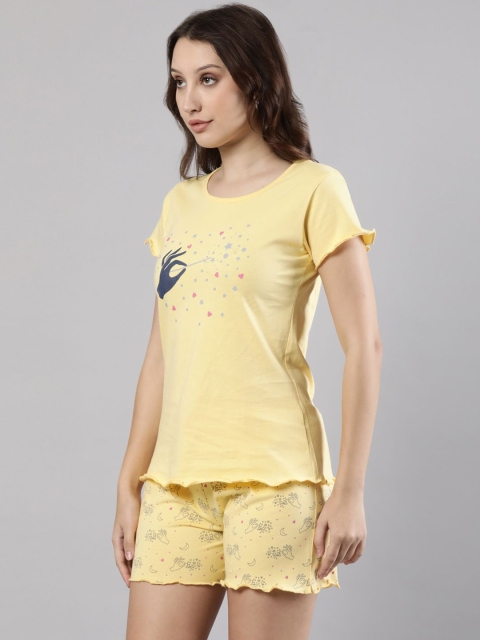 Femmora Graphic Printed Pure Cotton Night Suit - Image 5