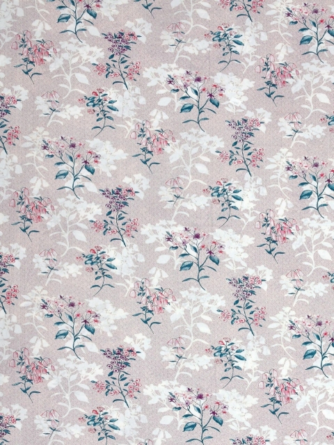 Salona Bichona Pink Printed Fitted 180TC Pure Cotton Double King Bedsheet & 2 Pillow Cover - Image 4