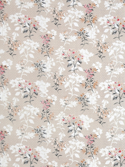 Salona Bichona Brown Printed 180 TC Pure Cotton Double King Bedsheet & 2 Pillow Covers - Image 4
