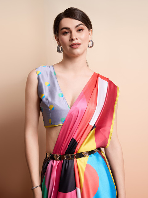 RACHNA Satin Ready to Wear Saree