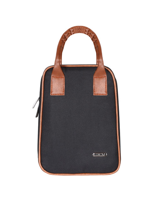 LOREM Textured Insulated Lunch bags Travel Accessory