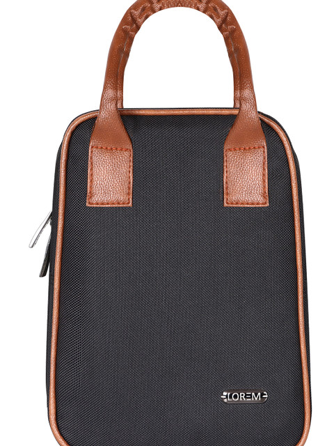 LOREM Textured Insulated Lunch bags Travel Accessory - Image 6