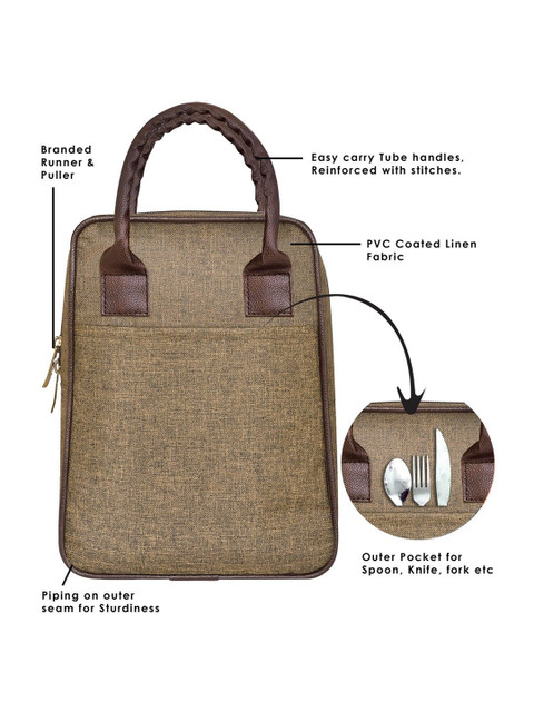 LOREM Solid Insulated Lunch bag - Image 5