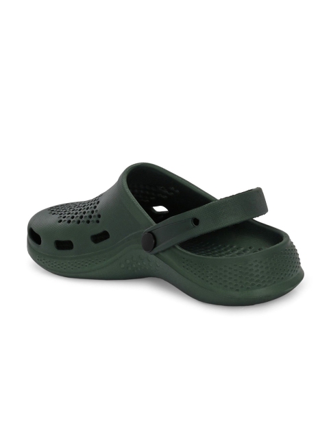 HRX by Hrithik Roshan Men Green Self Design Rubber Clogs - Image 3