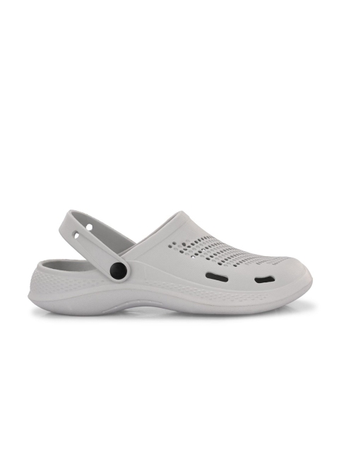 HRX by Hrithik Roshan Men Grey Self Design Rubber Clogs - Image 4