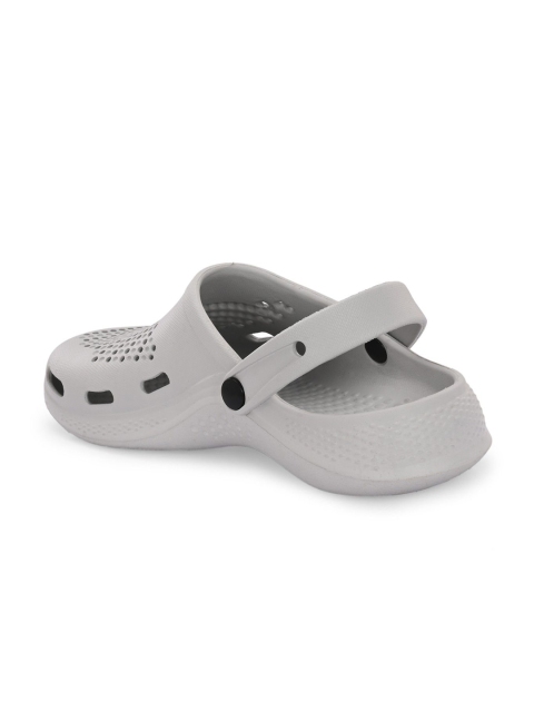 HRX by Hrithik Roshan Men Grey Self Design Rubber Clogs - Image 3