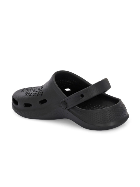 HRX by Hrithik Roshan Men Black Self Design Rubber Clogs - Image 3