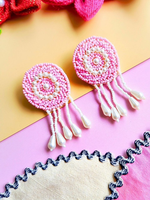 Sangria Beaded Earrings - Image 2