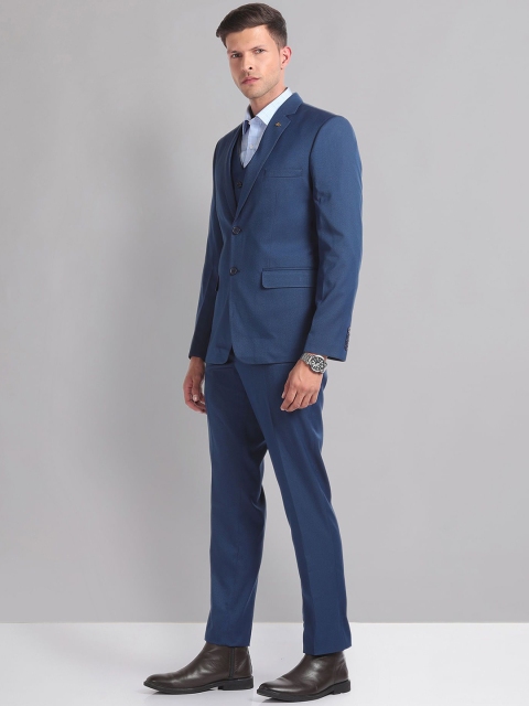 AD By Arvind Men Reversible Waistcoat Three Piece Formal Suit - Image 3