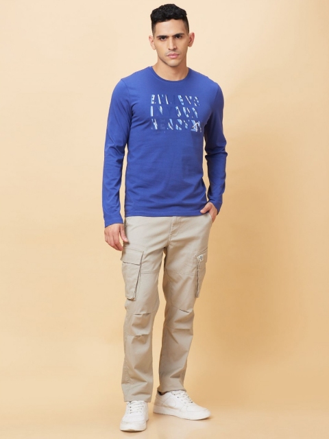 Being Human Men Typography Printed Applique T-shirt - Image 5