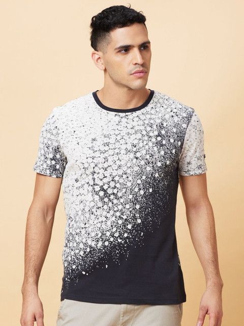 Being Human Pure Cotton Raw Edge Slim Fit T-shirt