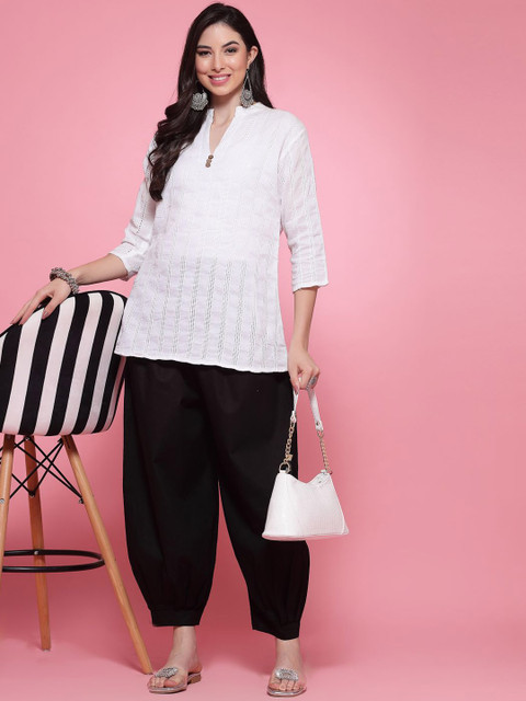 Clora Creation Women Loose Fit Cotton Salwar - Image 5