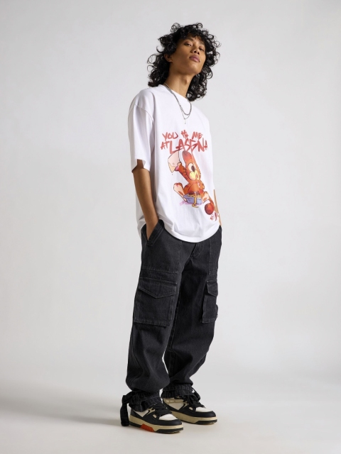 THE CLOTHING FACTORY Men Garfield Printed T-shirt - Image 3