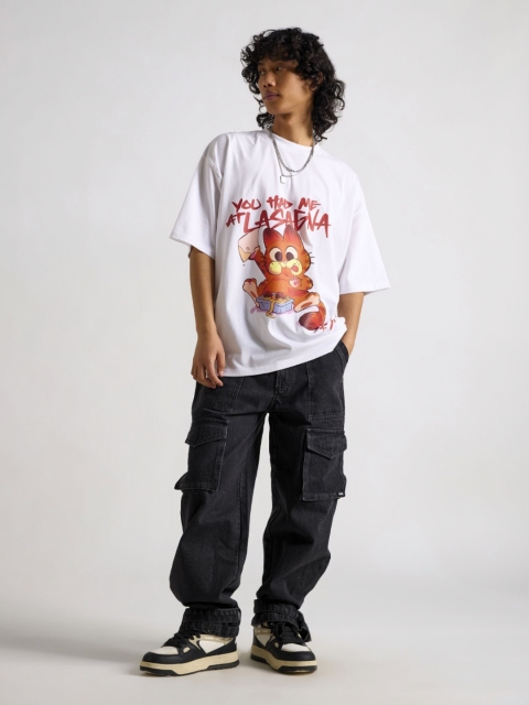 THE CLOTHING FACTORY Men Garfield Printed T-shirt - Image 6