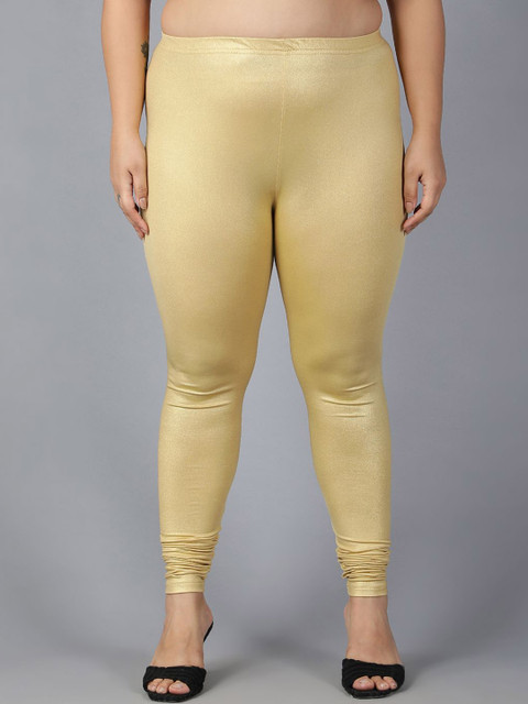 Plus Size Women Plus Size Churidar-Length Leggings