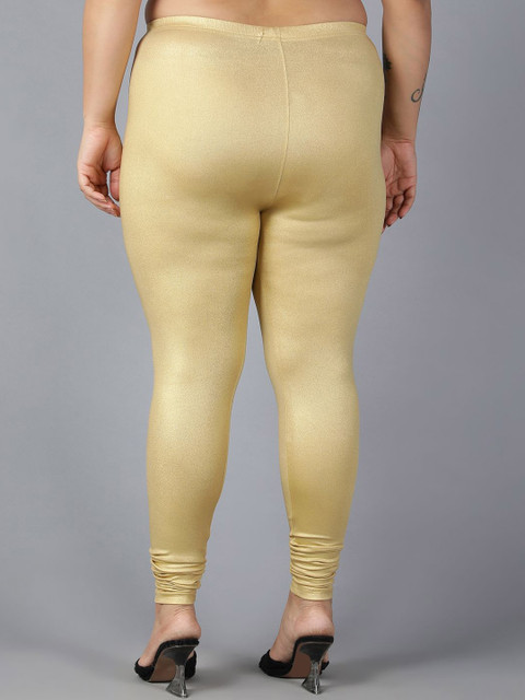 Plus Size Women Plus Size Churidar-Length Leggings - Image 3