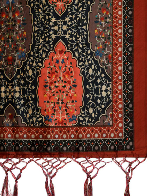 Kaizen TEXO FAB Ethnic Motifs Printed Silk Dupatta - Image 2
