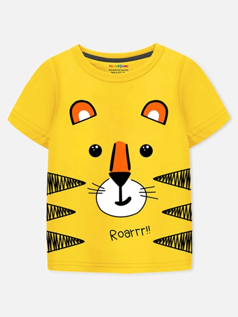 YK X Trampoline Kids Pack Of 2 Graphic Printed T-shirts With Shorts - Image 4