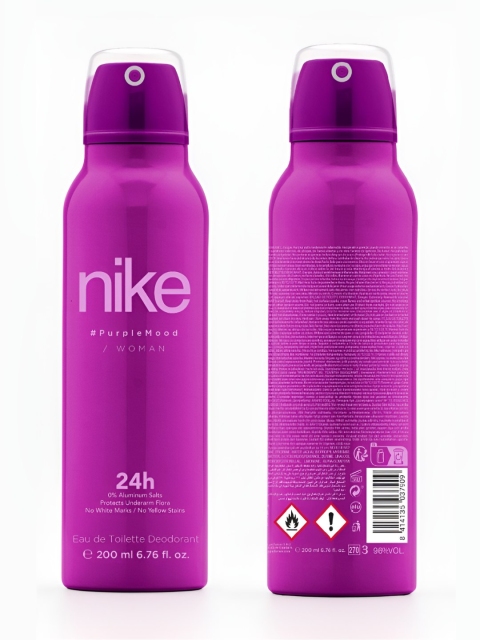 Nike Women Set Of 2 #PurpleMood & #YummyMusk Deodorant Body Sparys - 200ml Each - Image 2