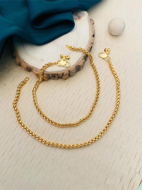 ABDESIGNS Gold-Plated Anklet