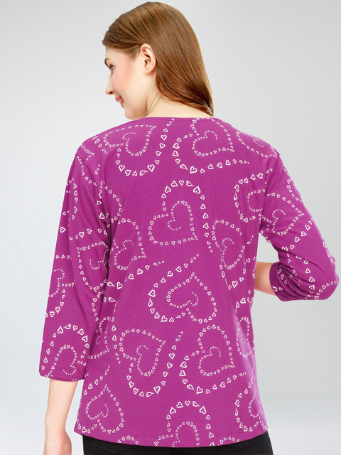 Zeyo abstract printed pure cotton Top - Image 5