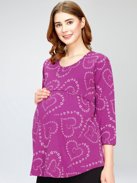 Zeyo abstract printed pure cotton Top - Image 4