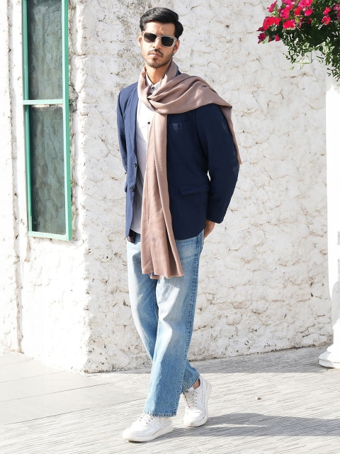 CrossKulture Men Modal Reversible Stole - Image 4