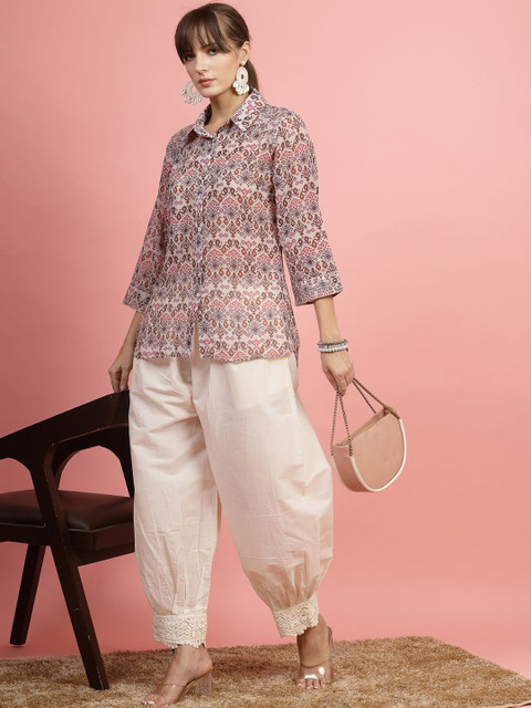 Clora Creation Women Embroidered Loose Fit Cotton Salwar - Image 6