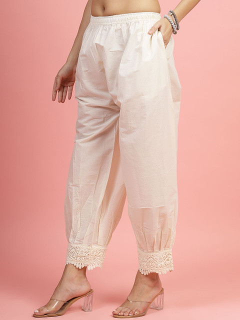 Clora Creation Women Embroidered Loose Fit Cotton Salwar - Image 3