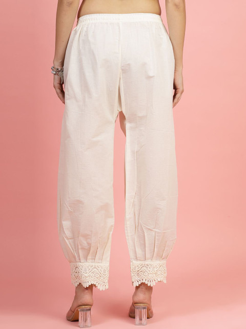 Clora Creation Women Embroidered Loose Fit Cotton Salwar - Image 4