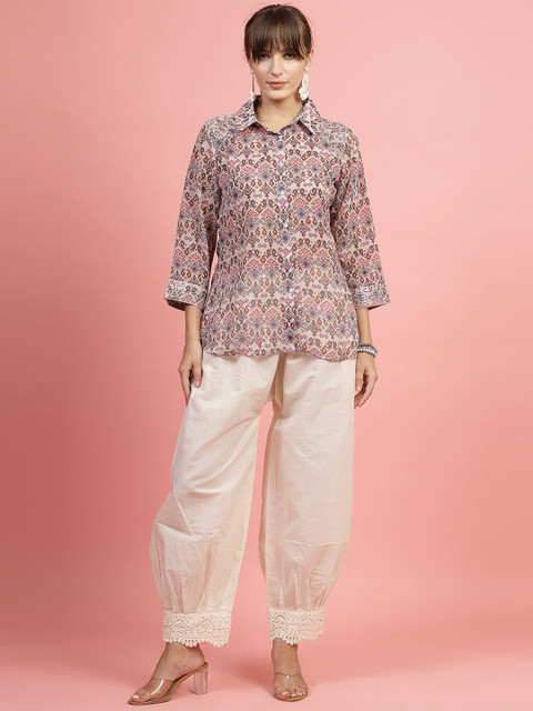 Clora Creation Women Embroidered Loose Fit Cotton Salwar - Image 5