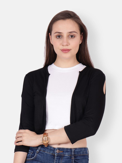 BAESD Open Front Crop Shrug